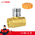 TMOK Hammer lock temperature test ball valve full port brass ball valve with lock